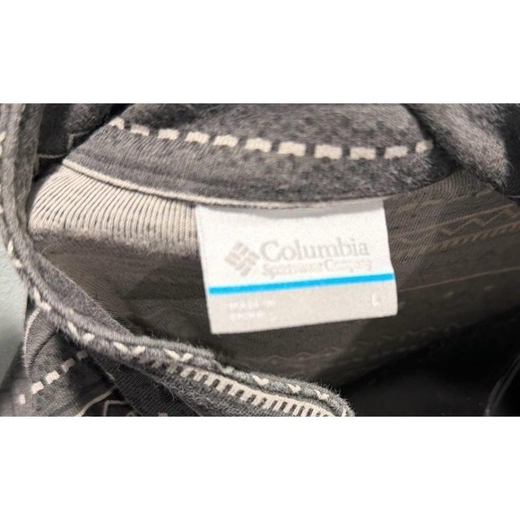 Columbia Sports Women's Large Gray Drifting Snow Half Zip Turtle Neck Pullover - Picture 3 of 3